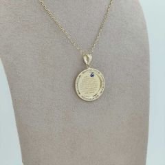 Ayetel Kürsi Dualı Kolye Ucu – KLU0351