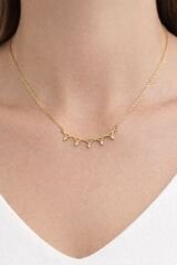 Taşlı Taç Kolye - KLY1030