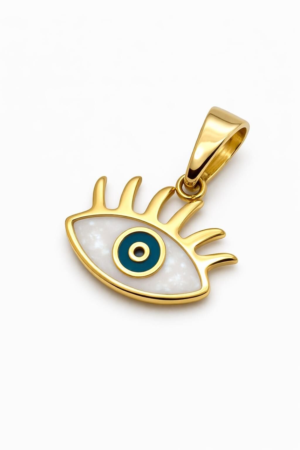 Mineli Kirpik Göz Kolye Ucu - KLY0758