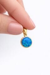 Mavi Opal Okyanus Kolye Ucu - KLY0770