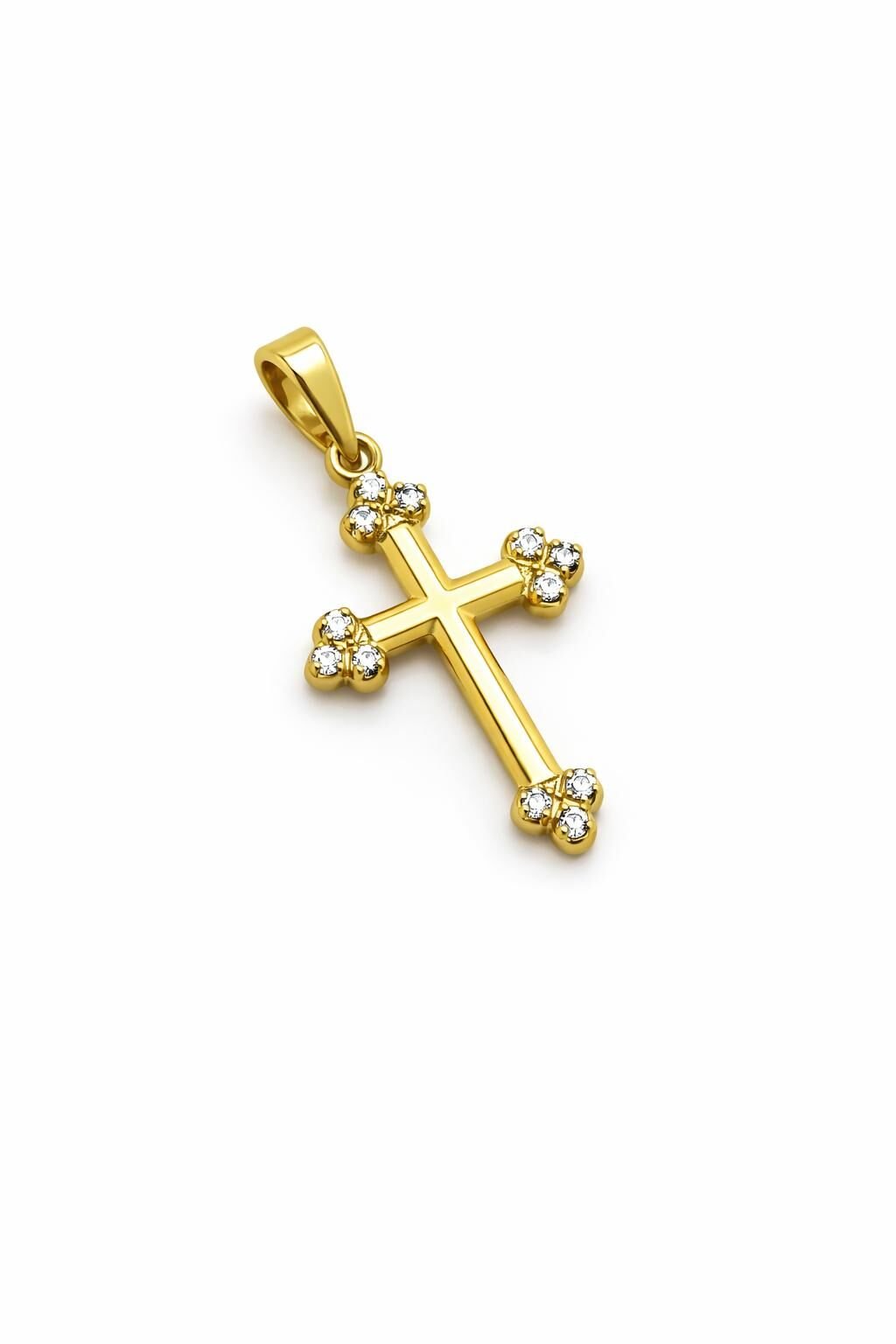 Taşlı Haç Kolye Ucu - KLY0810