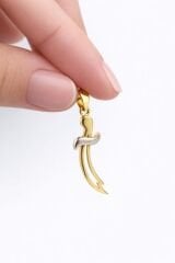 14 Ayar Altın Zülfikar Kılıcı Kolye Ucu - KLY0748