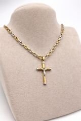 İsa Çarmıh Haç Kolye Ucu - KLY0811