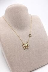 Nazar Boncuklu Kelebek Kolye - KLY0828