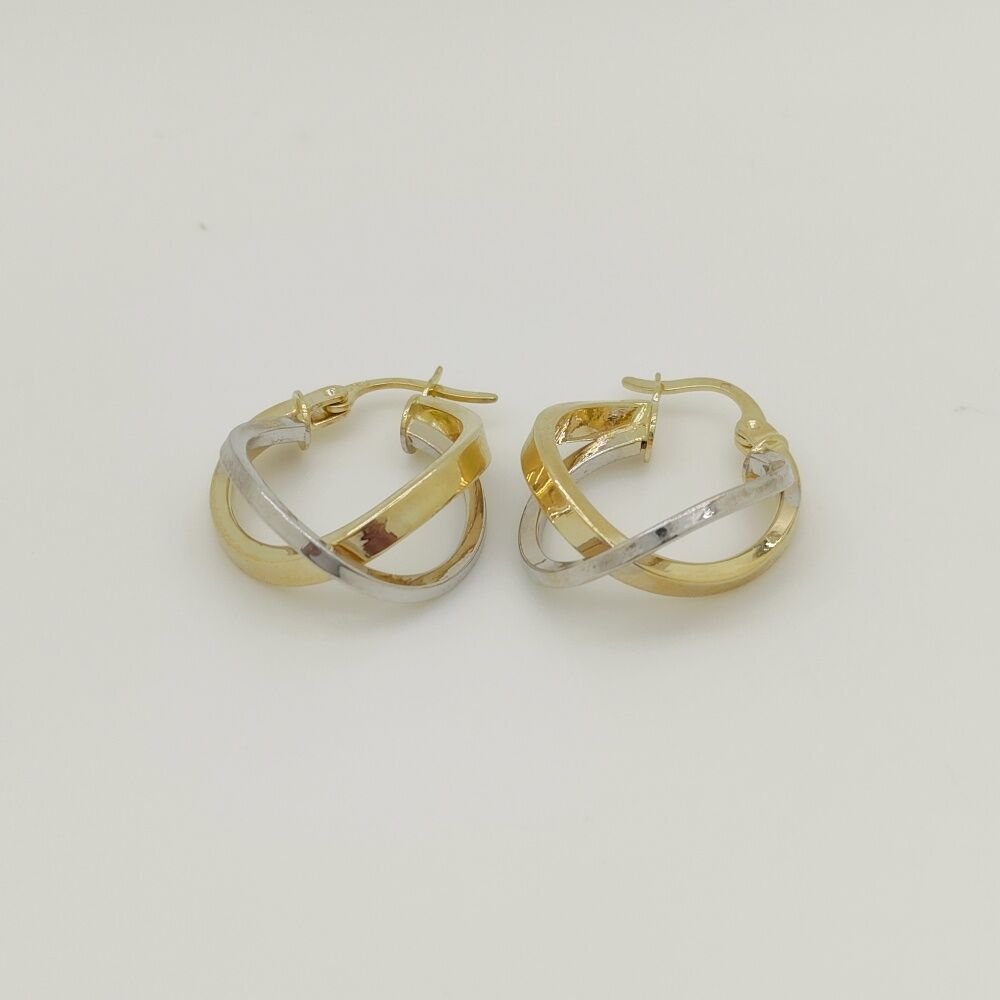 Çift Renk Halka Küpe - KP00698