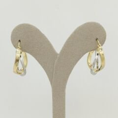 Çift Renk Halka Küpe - KP00698