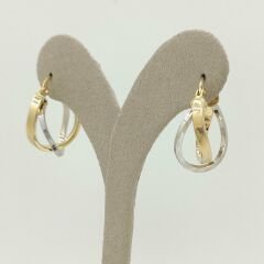 Çift Renk Halka Küpe - KP00698