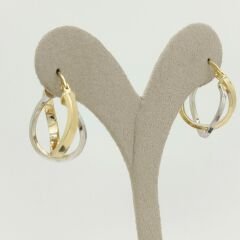 Çift Renk Halka Küpe - KP00698