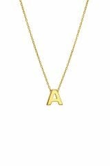 Altın A Harfi Kolye - KLY0957
