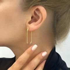 Oval Halka Küpe - KP00685