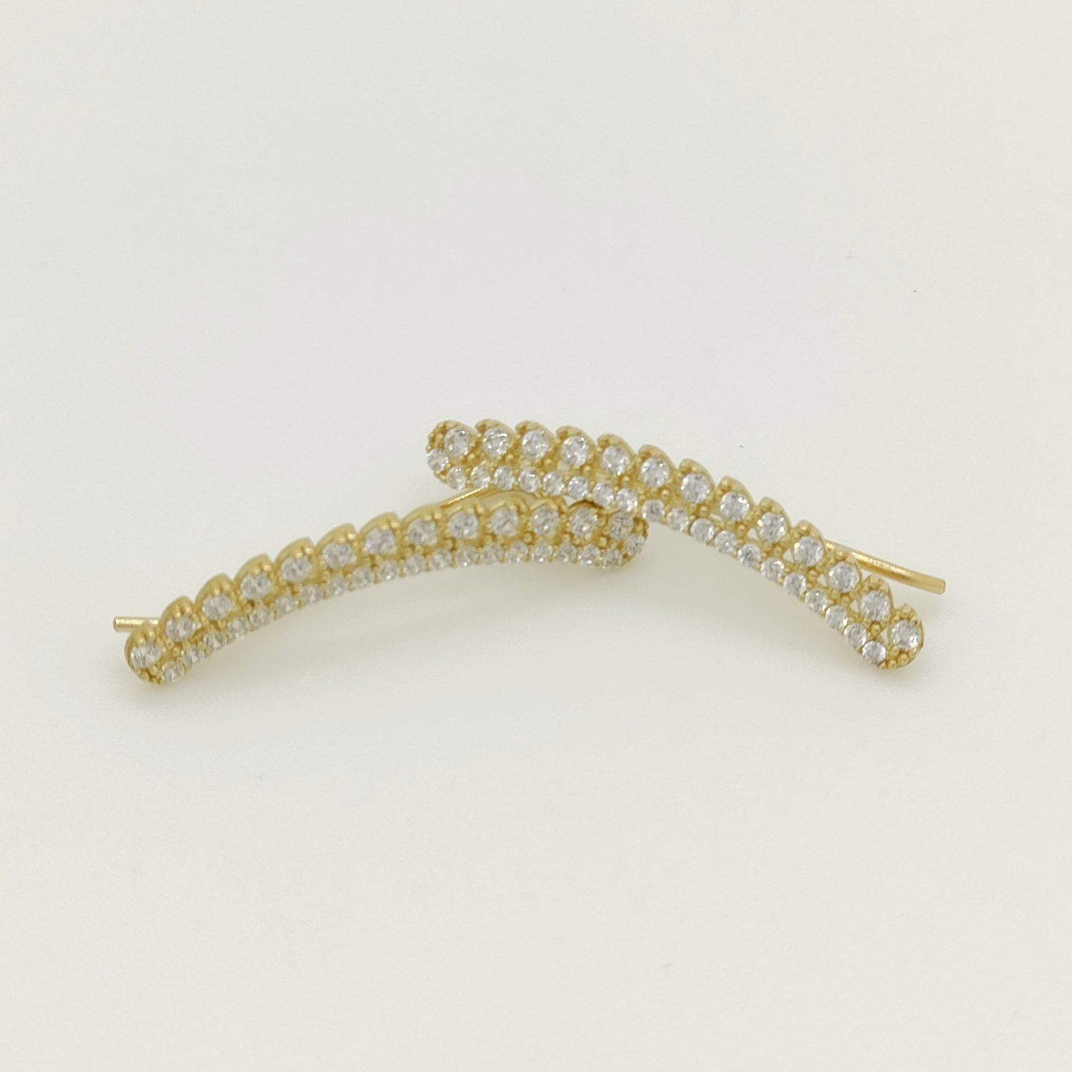 Çift Sıra Suyolu Küpe - KP00703