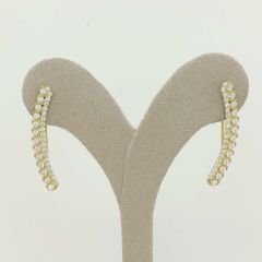 Çift Sıra Suyolu Küpe - KP00703