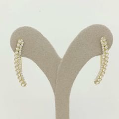 Çift Sıra Suyolu Küpe - KP00703