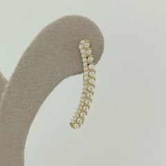 Çift Sıra Suyolu Küpe - KP00703