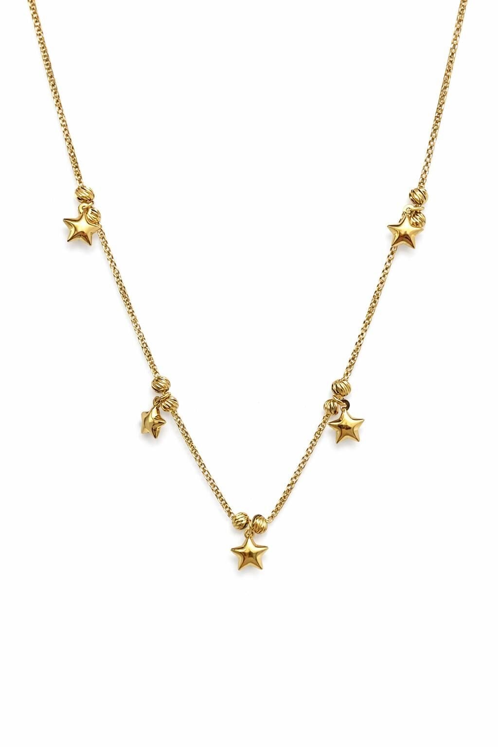 Dorikalı Yıldız Zincir Kolye - KLY0821