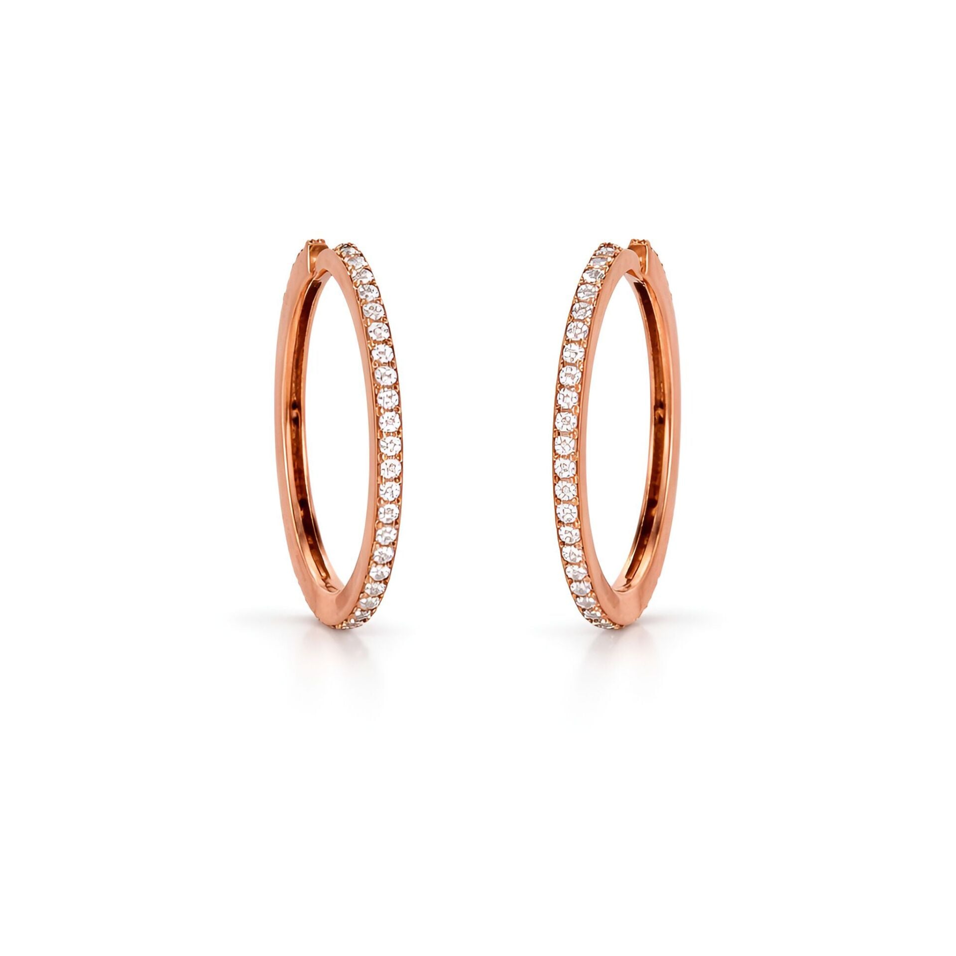 Taşlı Halka Küpe - KP00425