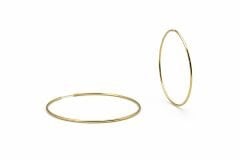 Gizli Kilitli Halka Küpe - KP00544