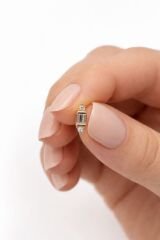 Taşlı Mini Küpe - KP00551