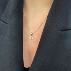 Taşlı Nal Kolye Ucu – KLU0399