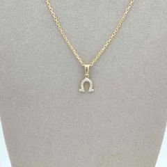 Taşlı Nal Kolye Ucu – KLU0400