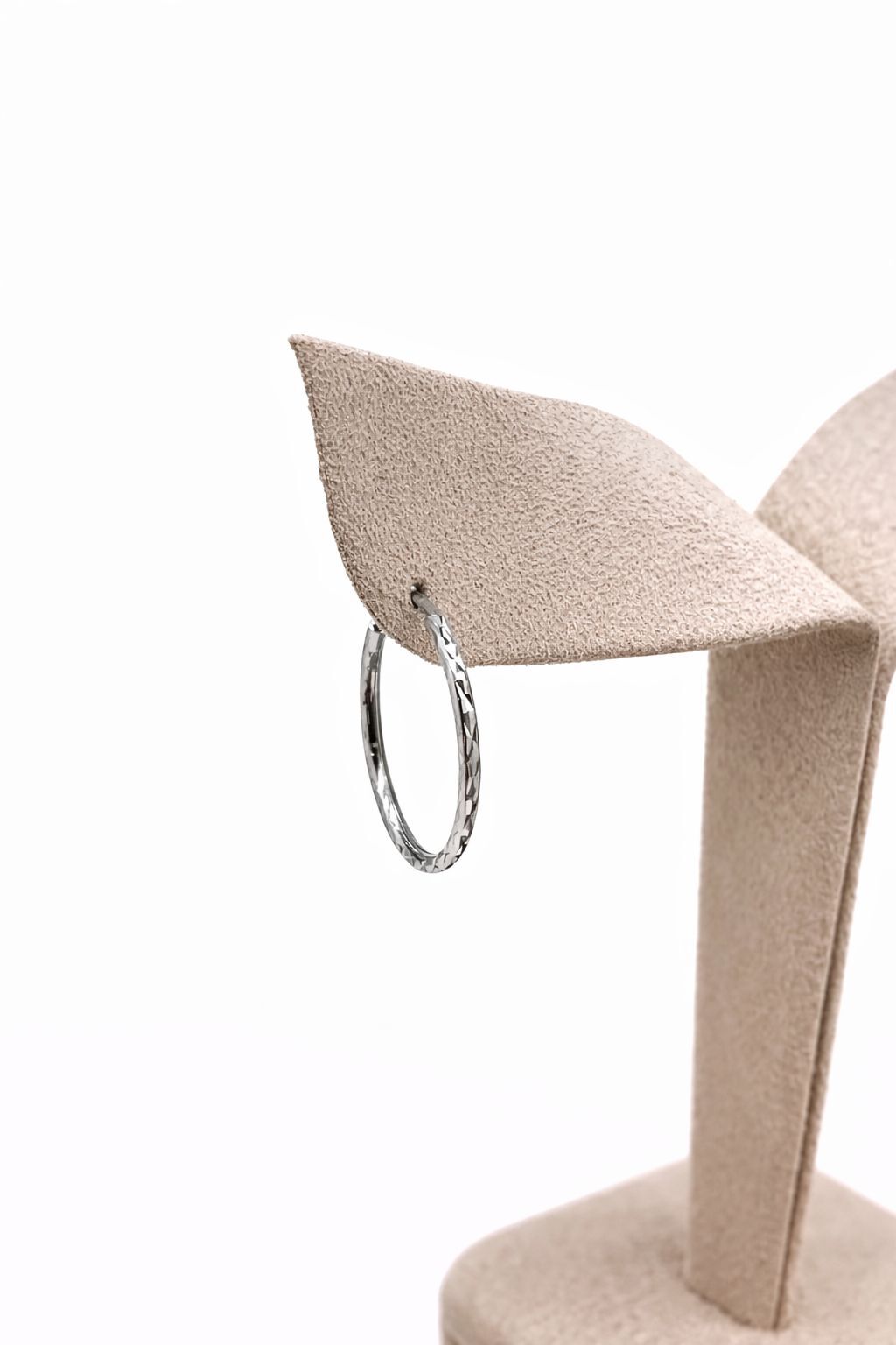 Lazer İşlemeli Halka Küpe - KP00669