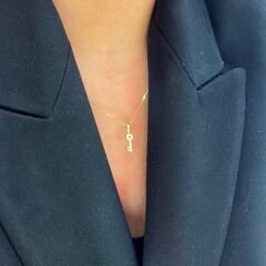 Taşlı Anahtar Kolye Ucu – KLU0397