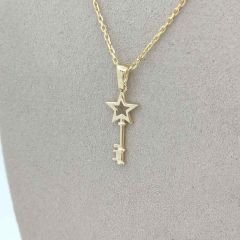 Yıldız Anahtar Kolye Ucu – KLU0393