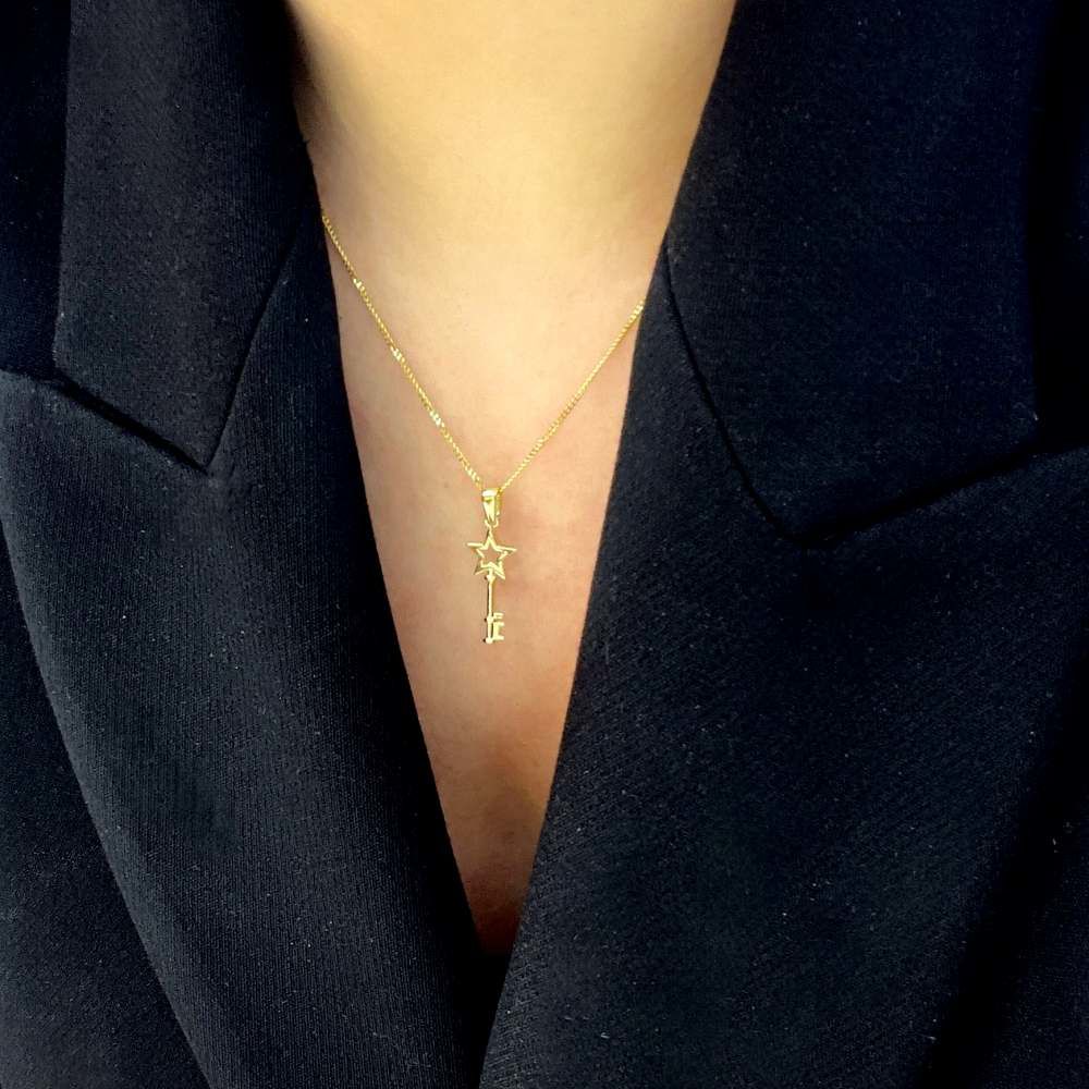 Yıldız Anahtar Kolye Ucu – KLU0393