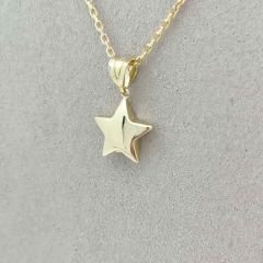 Üç Boyutlu Yıldız Kolye Ucu – KLU0387