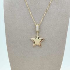 Klipsli Yıldız Kolye Ucu – KLU0379