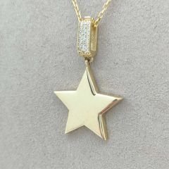 Klipsli Yıldız Kolye Ucu – KLU0379