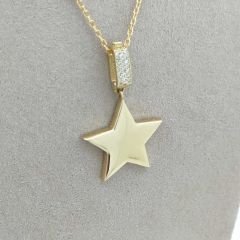 Klipsli Yıldız Kolye Ucu – KLU0379