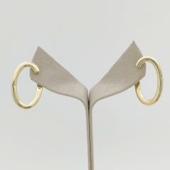 Tasarım Halka Küpe Oval – KP00734