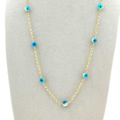 Nazar Boncuklu Zincir Kolye - ZNC0157