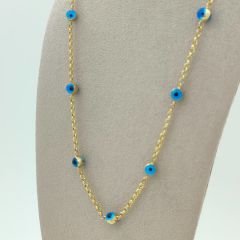 Nazar Boncuklu Zincir Kolye - ZNC0157