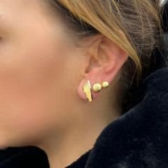 Yassı Top Küpe – KP00742