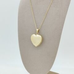 Açılır Kapaklı Kalp Kolye Ucu – KLU0375