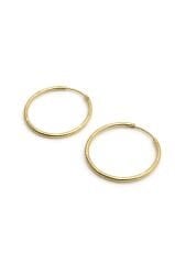 Lazer Detaylı Halka Küpe - KP00955