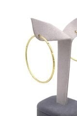 Lazer Detaylı Halka Küpe - KP00954