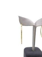 Lazer Detaylı Halka Küpe - KP00954