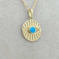 Plakada Göz Kolye Ucu – KLU0377