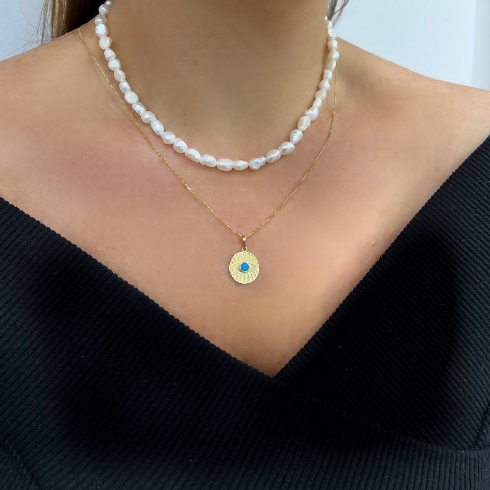 Plakada Göz Kolye Ucu – KLU0377