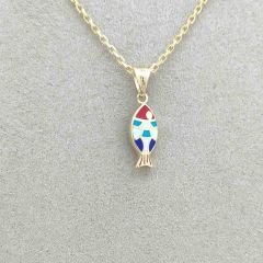 Renkli Balık Kolye Ucu – KLU0390