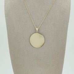 Yuvarlak Plaka Kolye Ucu – KLY0837