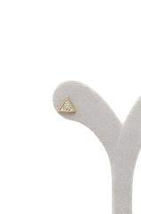 Taşlı Üçgen Küpe - KP00978