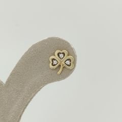 Taşlı Yonca Küpe - KP00599