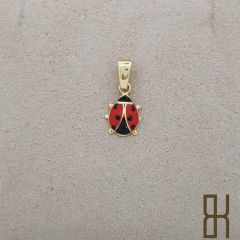 Uğur Böceği Kolye Ucu Altın - KLU0327