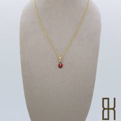 Uğur Böceği Kolye Ucu Altın - KLU0327