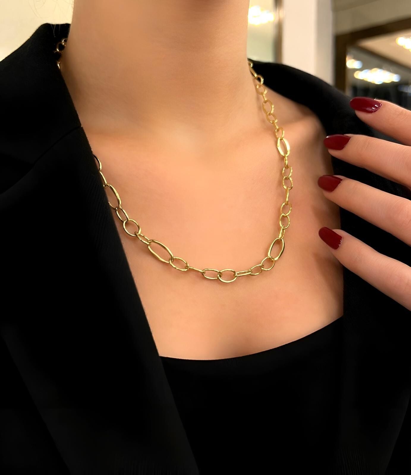 Halka Zincir Kolye - ZNC0280