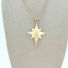 Taşlı Kutup Yıldızı Kolye Ucu – KLU0307